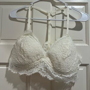 Aerie Lace Bralette in Cream
